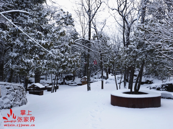 元宵節(jié)，張家界天門山迎瑞雪云海奇景，游人驚喜“正月十五雪打燈” 朱芳幸攝 (4).JPG